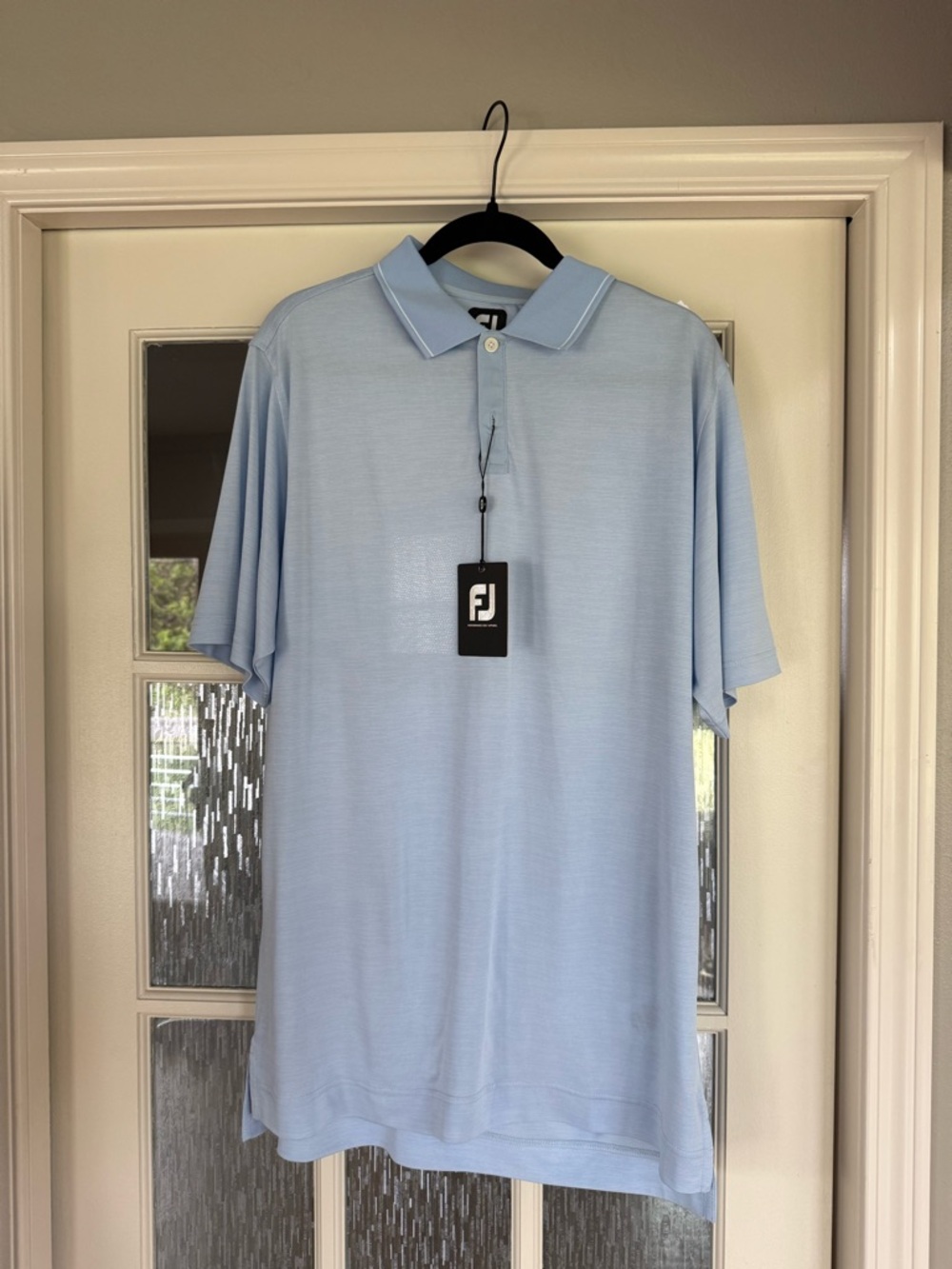 FootJoy Pale Blue Men's Golf Polo Shirt